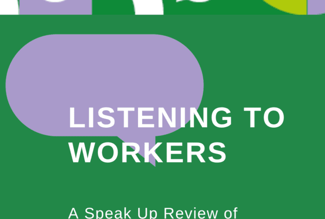 Listening to workers - a Speak Up Review of ambulance trusts in England